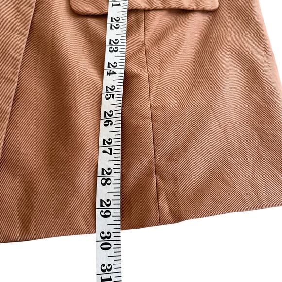 Madewell Caldwell Double Breasted Brown Blazer Jacket Plus Size 1X - Picture 7 of 9